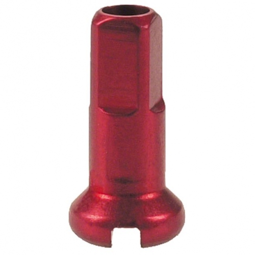 Ніпелі алюмінієві DT nipples in light alloy red 2.0 x 12 mm 30-008 х100шт