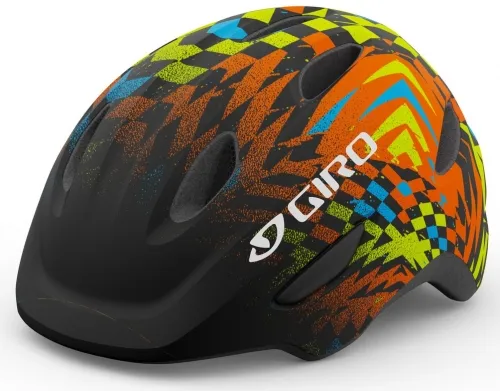 Шлем детский Giro Scamp matt black/check fade
