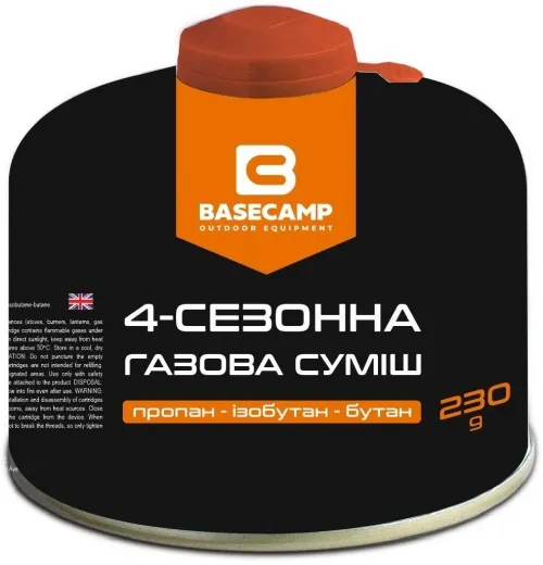 Балон газовий BaseCamp 4 Season Gas Mix 230g