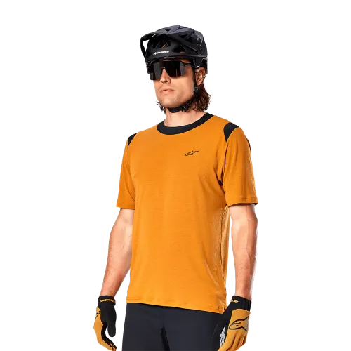 Джерсі Alpinestars A-Dura Dri Wool SS Jersey dark gold