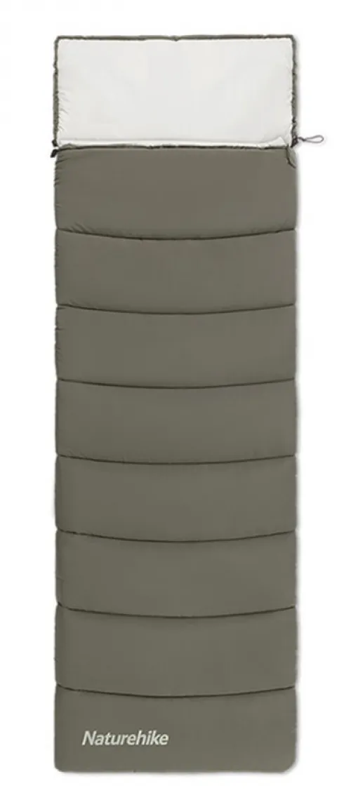 Спальный мешок Naturehike LD250 CNK2300SD016 (7°C) 225 см, dark green