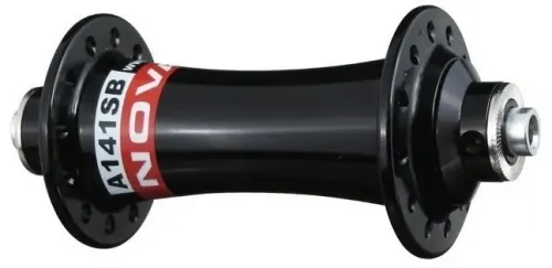 Втулка передняя NOVATEC A141SB 32H QR 108mm под эксцентрик алюм. black