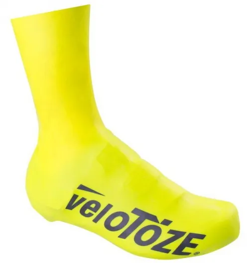 Велобахилы высокие Velotoze Road Neon yellow