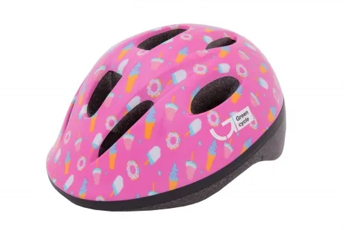 Шлем детский Green Cycle Sweet малиновый/розовый лак
