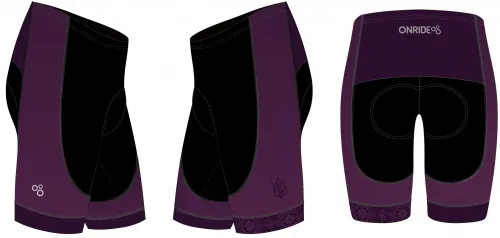 Велотрусы женские без лямок ONRIDE Pro Cuddle violet