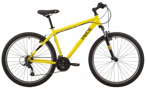 Велосипед 27,5 Pride MARVEL 7.1 (2022) желтый (сборка на Microshift)
