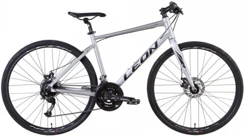 Велосипед 28 Leon HD-80 DD (2021) серый (м)