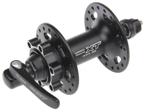 Втулка передня Shimano Deore XT НВ-M756, QR 9x100mm, 32H, 6 bolts, black