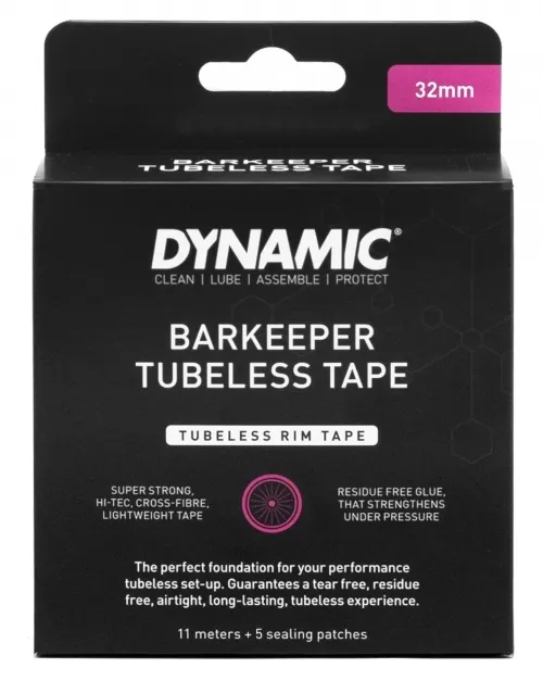 Ободная лента Dynamic Barkeeper Tubeless Tape для бескамерных ободов 32mm, 11м
