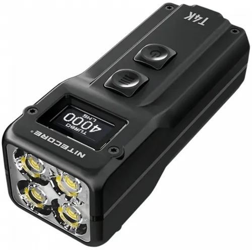 Ліхтар ручний наключний Nitecore T4K (4xCree XP-L2, 4000 лм, 5 реж., USB Type-C)