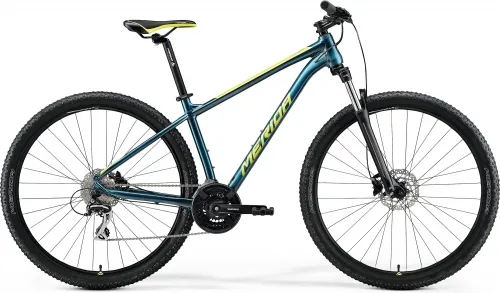 Велосипед 29 Merida BIG.NINE 20-3X (2023) teal blue