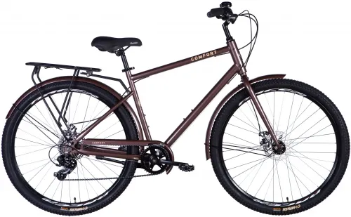 Велосипед 28 Dorozhnik COMFORT MALE DD FR (2025) коричневий