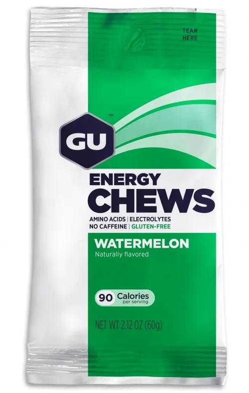 Конфеты-желе энергетические GU Energy Chews Watermelon, 60 г