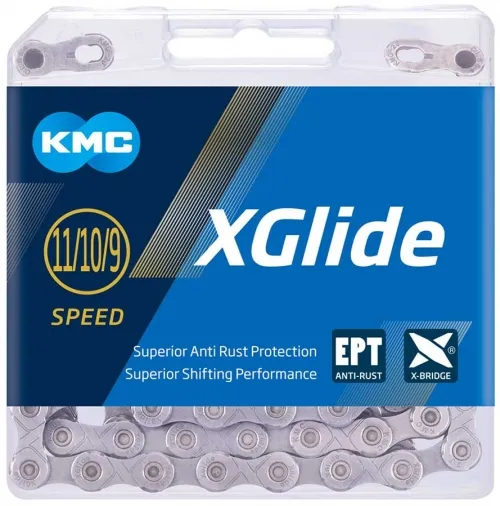 Ланцюг KMC X-Glide EPT CUES 11/10/9-speed 126 links + замок