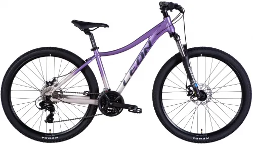 Велосипед 27.5 Leon XC Lady 105 DD CS (2025) бузковий зі сріблястим