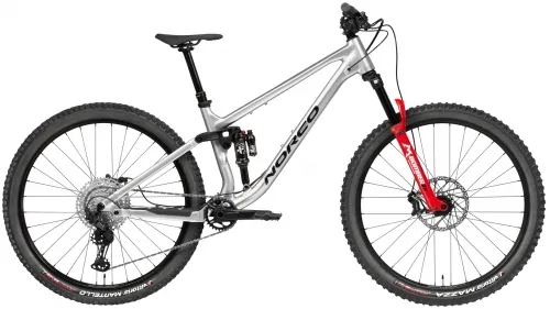 Велосипед 29 Norco Fluid FS 2 (2023) silver/black