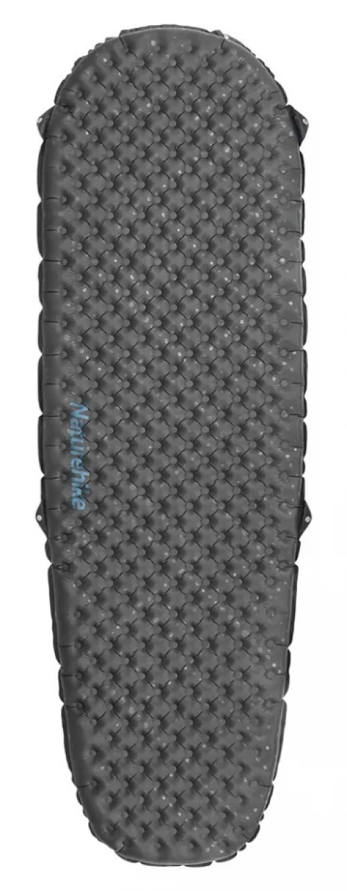Матрас надувной овальный Naturehike CNH22DZ018 168 см, 70 мм, grey