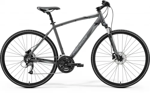 Велосипед 28 Merida CROSSWAY 40 (2021) silk anthracite(grey/black)
