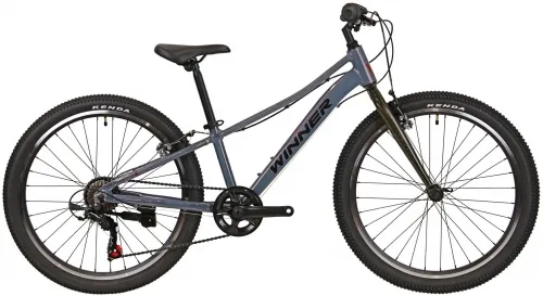 Велосипед 24 Winner CANDY (2024) серый