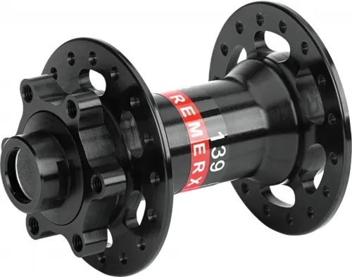Втулка передняя Remerx RX 2838/32, 32H, 15x110mm, Disc 6B, black