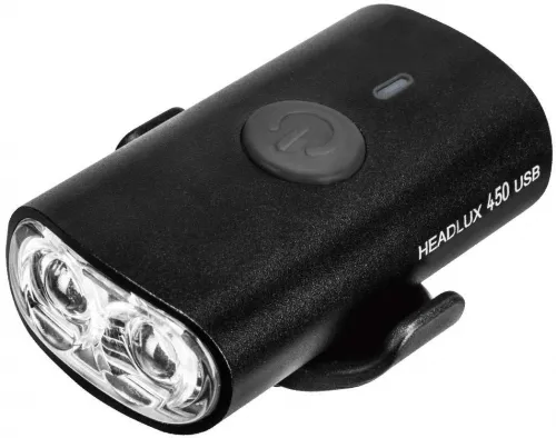 Фара Topeak HeadLux 450 USB, 450 lumens, USB rechargeable light, aluminum body, black