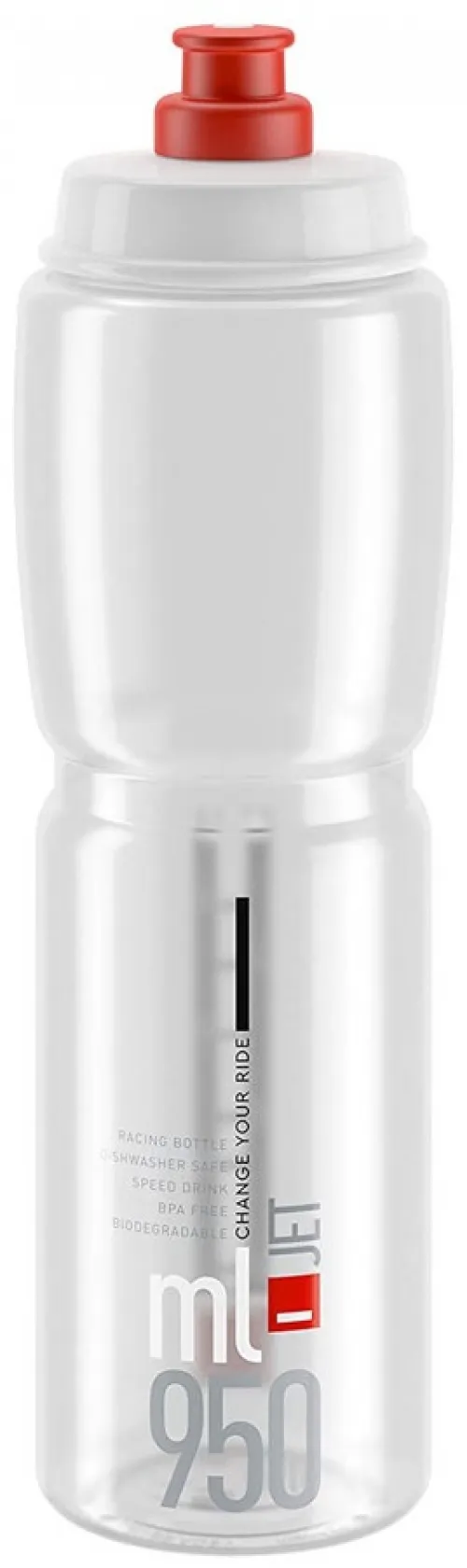 Фляга ELITE Jet, 950ml, clear