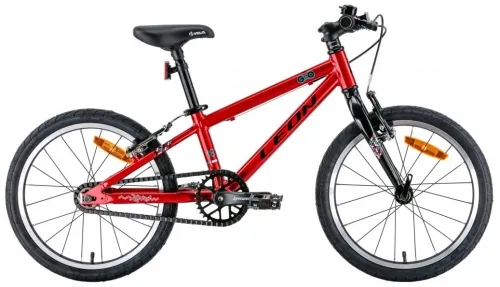 Велосипед 18 Leon GO Vbr (2022) красный с черным