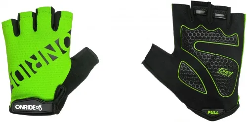 Рукавички ONRIDE Hold 20 колір чорний/зелений 