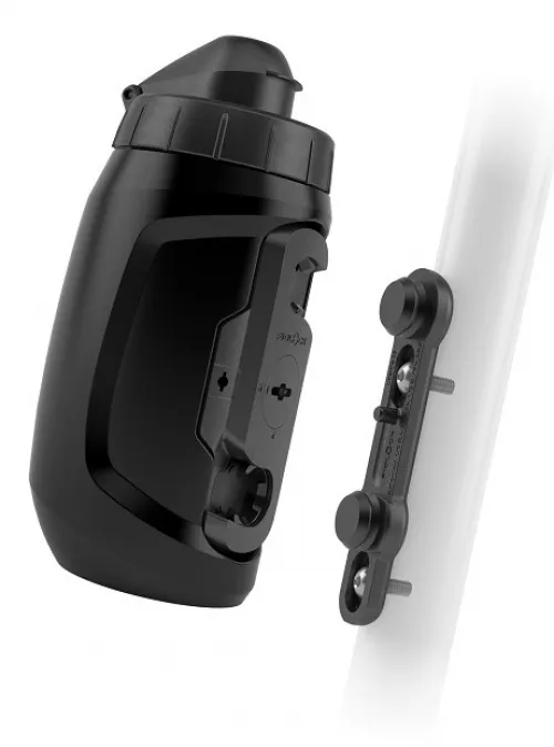 Фляга FIDLOCK TWIST 450 with FL logo, black SET (connector + BIKE base)