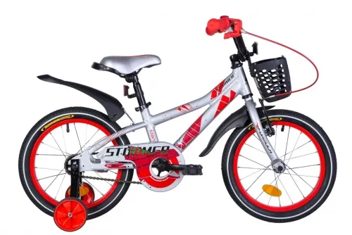 Велосипед 16 Formula STORMER (2020) серебристо-красный