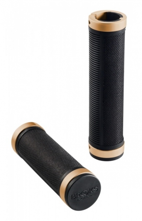 Грипсы Brooks Cambium Rubber Grips 130 mm/130 mm Black | Copper