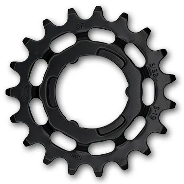 Зірка задня KMC Shimano Narrow 19T 3/32 black (для планетарних втулок)