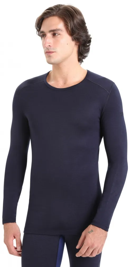 Термофутболка з довгим рукавом Icebreaker 260 Tech LS Crewe Midnight