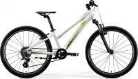 Велосипед 24" Merida Matts J.24 Lady (2020) glossy white (teal/gold)
