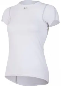 Термобелье женское Pearl Izumi TRANSFER BASE, тонкий короткий рукав, белое