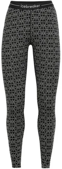 Термоштани ICEBREAKER 250 Vertex Leggings Alpine Geo WOMEN black/SNOW/J