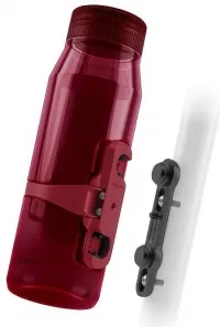 Фляга FIDLOCK TWIST 700 Life with FL logo, trans. dark red SET (connector + BIKE base)