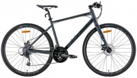 Велосипед 28" Leon HD-80 DD (2022) серый с черным (м)