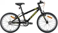 Велосипед 18" Leon GO Vbr (2022) чорний з жовтим