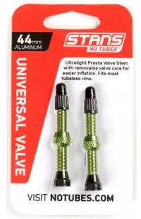 Ниппель Stan's Notubes FV (2шт блистер) green