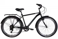 Велосипед 26" Discovery PRESTIGE MAN Vbr (2022) чорний з багажником та крилами