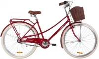 Велосипед 28" Dorozhnik COMFORT Female PH (2020) рубиновый (планетарная втулка)