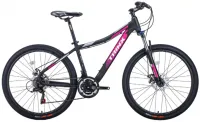 Велосипед 26" Trinx N106 Nana (2021) Matt-Black-Pink-Grey