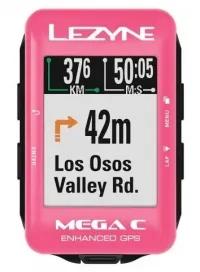Велокомп'ютер Lezyne Mega C GPS Limited Pink Edition