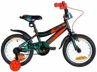 Велосипед 14" Formula RACE (2021) черно-оранжевый (м)
