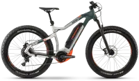 Электровелосипед 26" Haibike XDURO FatSix 8.0 500Wh (2020) сіро-зелений