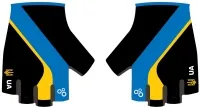 Рукавички ONRIDE Catch 20 UA колір чорний/синій/жовтий 