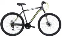 Велосипед 29" Discovery RIDER AM DD (2021) черно-желтый (м)