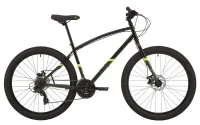 Велосипед 27.5" Pride Rocksteady 7.1 (2022) чорно-зелений