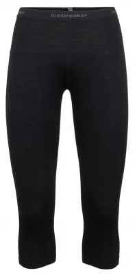 Термоштаны ICEBREAKER Women Merino 200 Oasis 3/4 Leggings (Y24) black